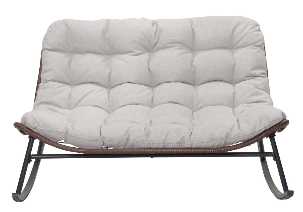 Double Wide Rocking Papasan Chair