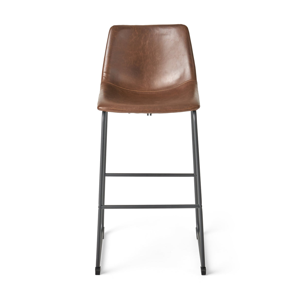 Set of 2 30" Cedric Faux Leather Barstool Vintage