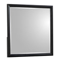 Houston Traditional Style Mirror Made with Wood in Walnut