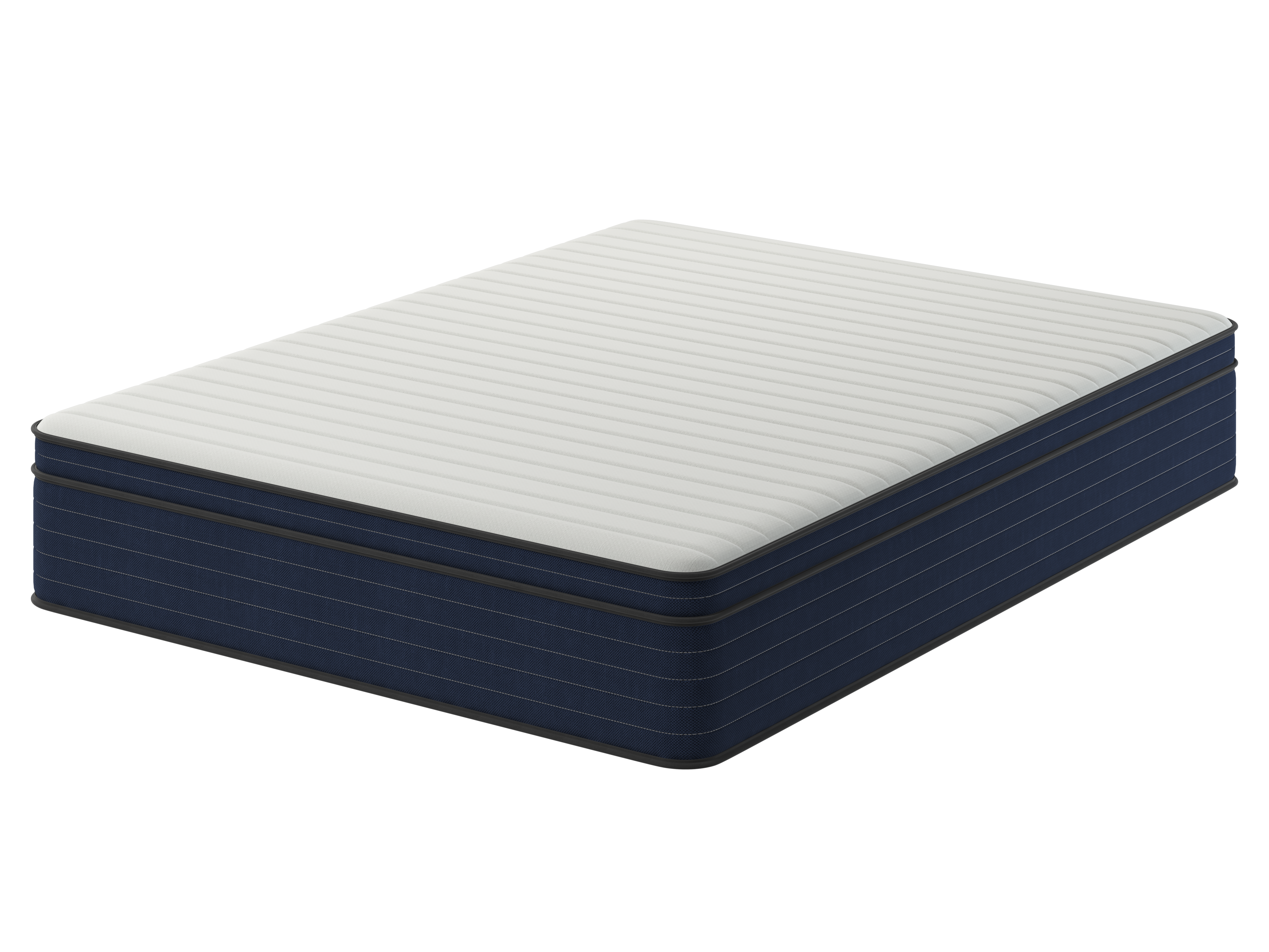 12 Inch King Size Medium Firm Euro Top Hybrid Mattress