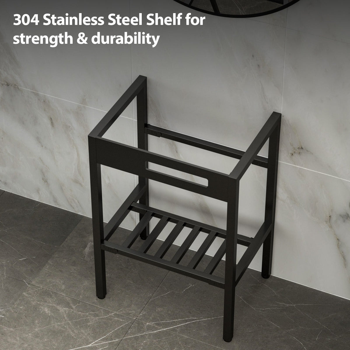 24" x 16.75" Bathroom Ceramic Console Sink with Overflow