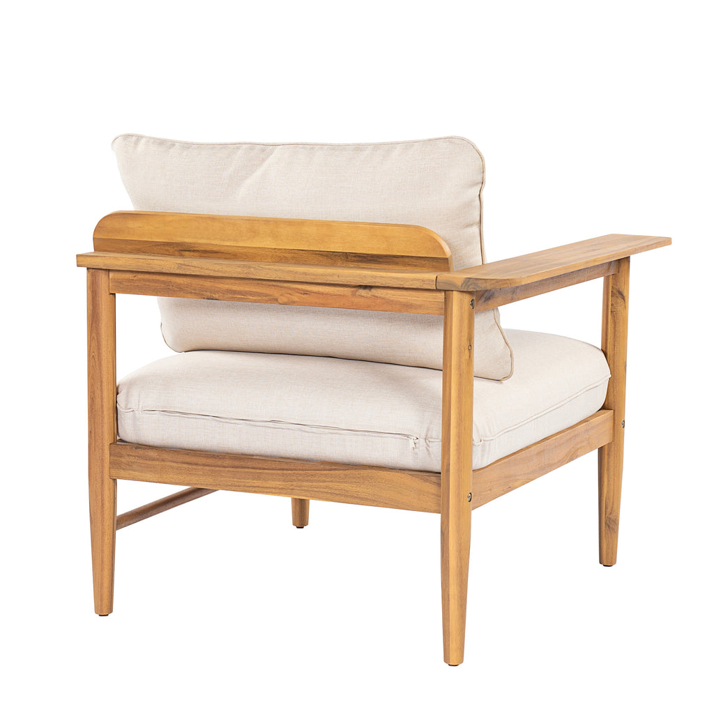 Terassi Outdoor Acacia Wood 4 Seater Sofa