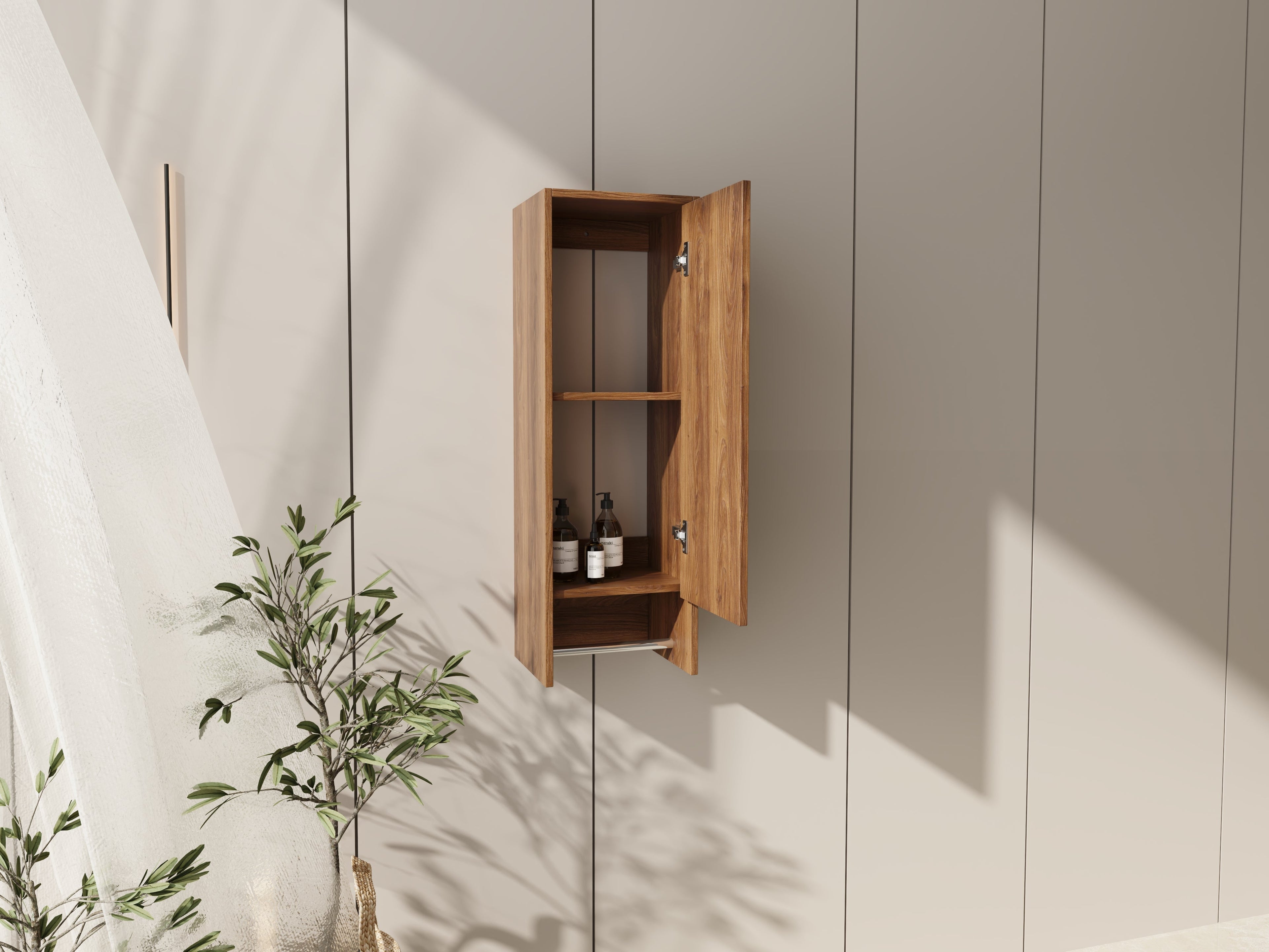 12 Inch Small Wall Mounted Side Cabinet