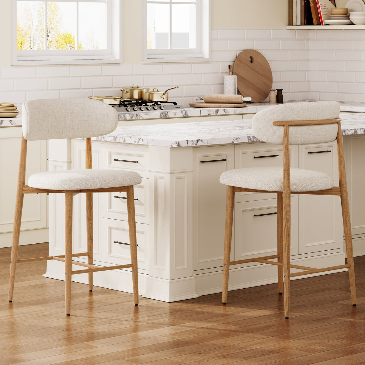 Counter Height Bar Stools Set of 2