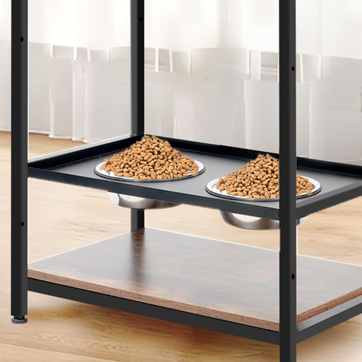 Height Adjustable Dog Feeding Station