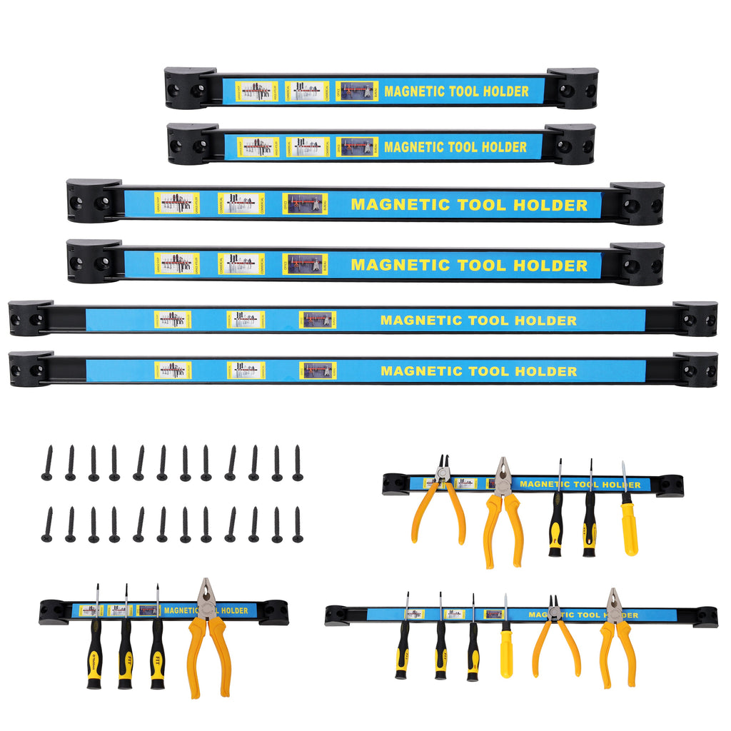 6 Pack Heavy Duty Magnet Tool Bar Set