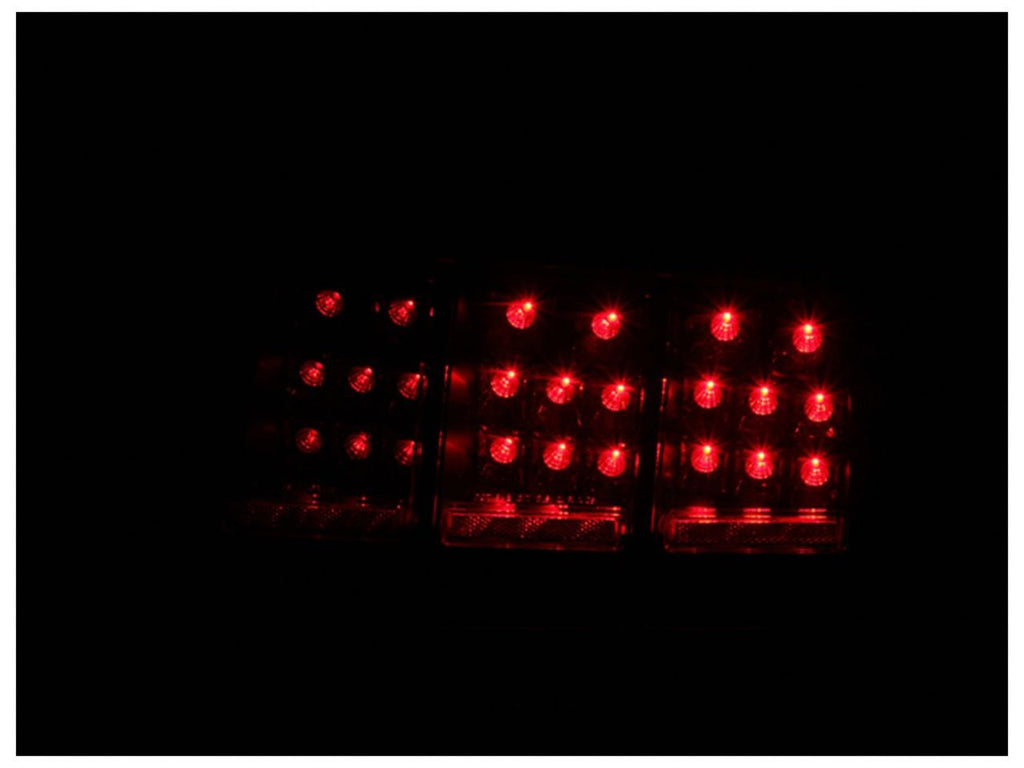 Anzo 2005-2009 Ford Mustang LED Tail lights Black
