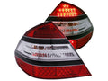 Anzo 2003-2006 Mercedes Benz E Class W211 LED Taillights Red/Clear