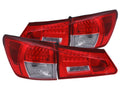 Anzo 2006-2008 Lexus Is250 LED Tail lights Red/Clear