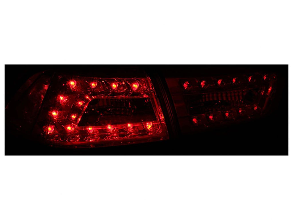 Anzo 2008-2015 Mitsubishi Lancer LED Taillights Red/Smoke