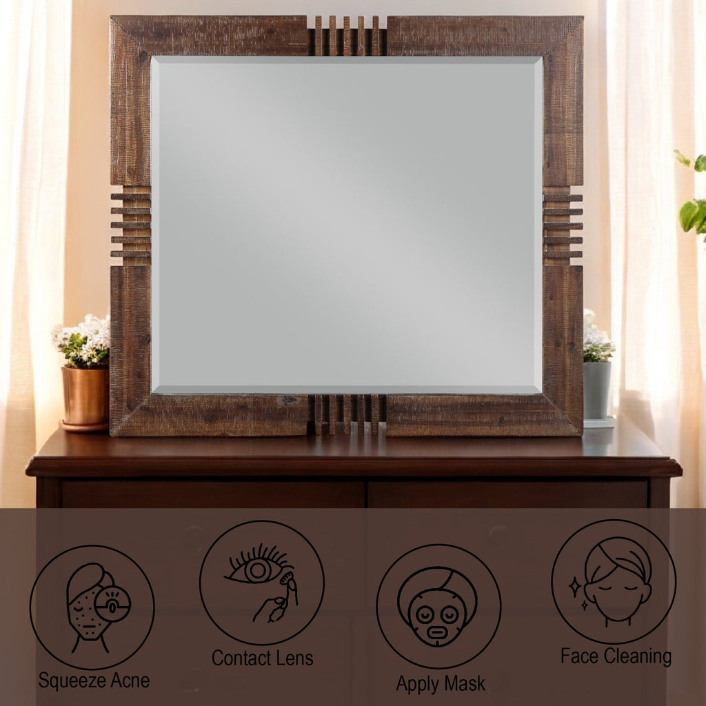 Andria Reclaimed Vanity & Dresser Mirror