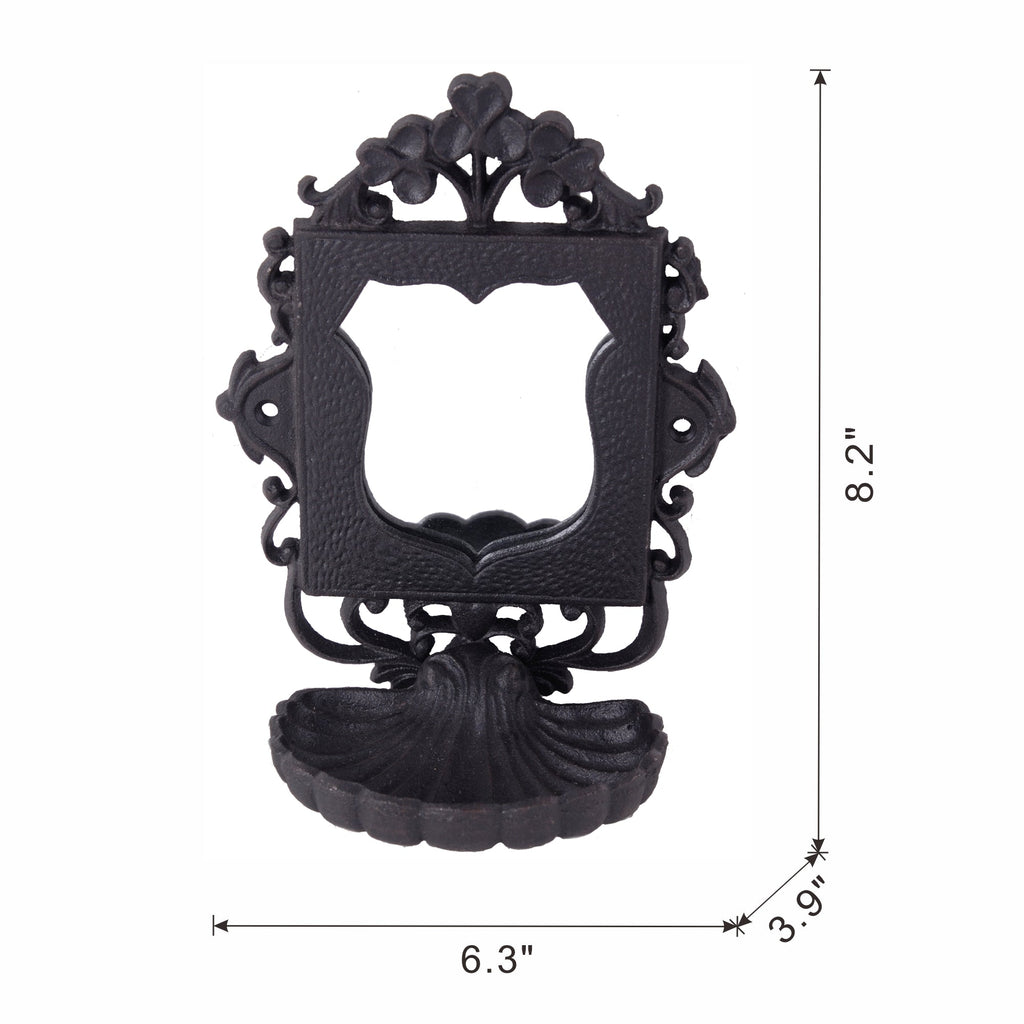 6.3x3.9x8.2" Soap Dish Set - 2 Pieces