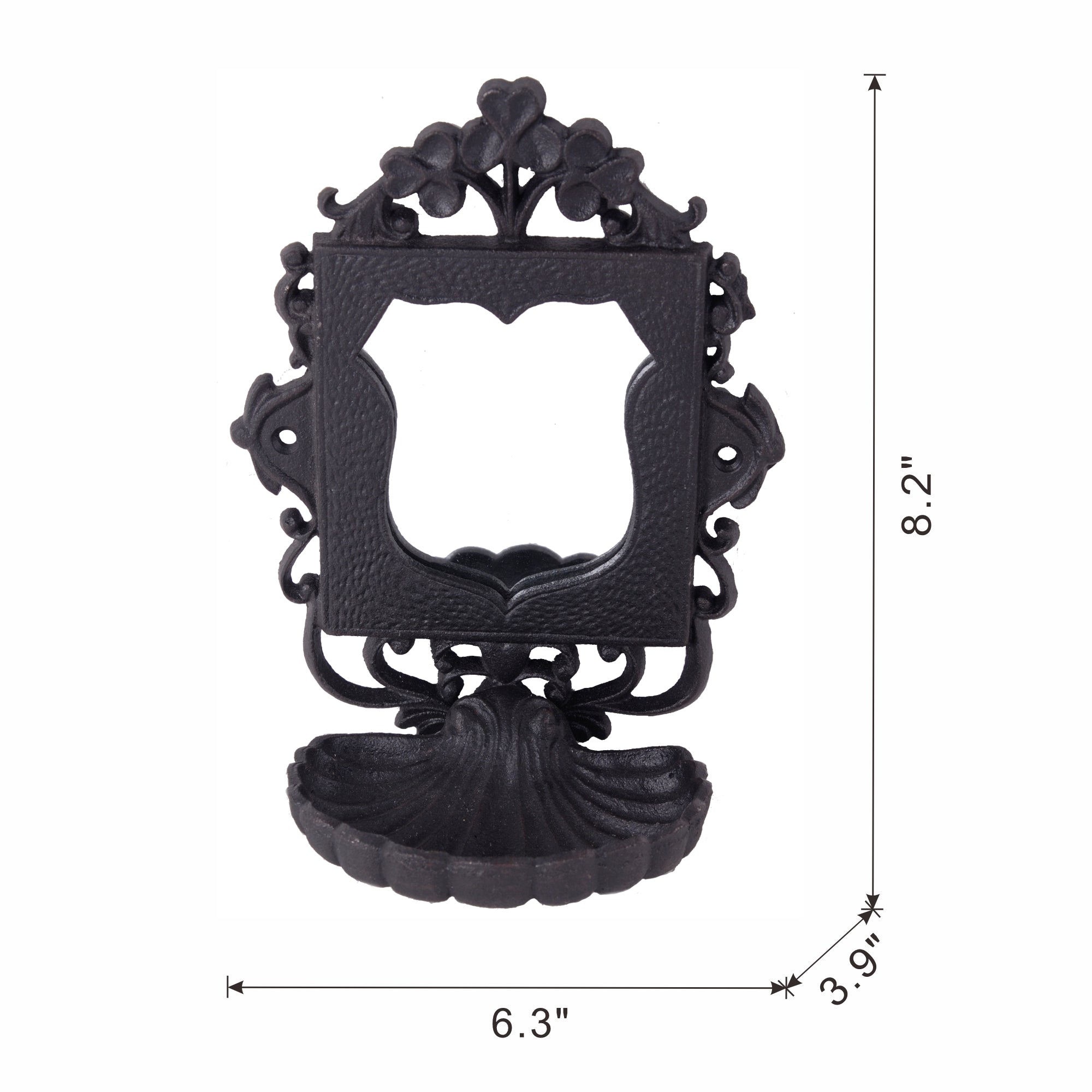6.3x3.9x8.2" Soap Dish Set - 2 Pieces