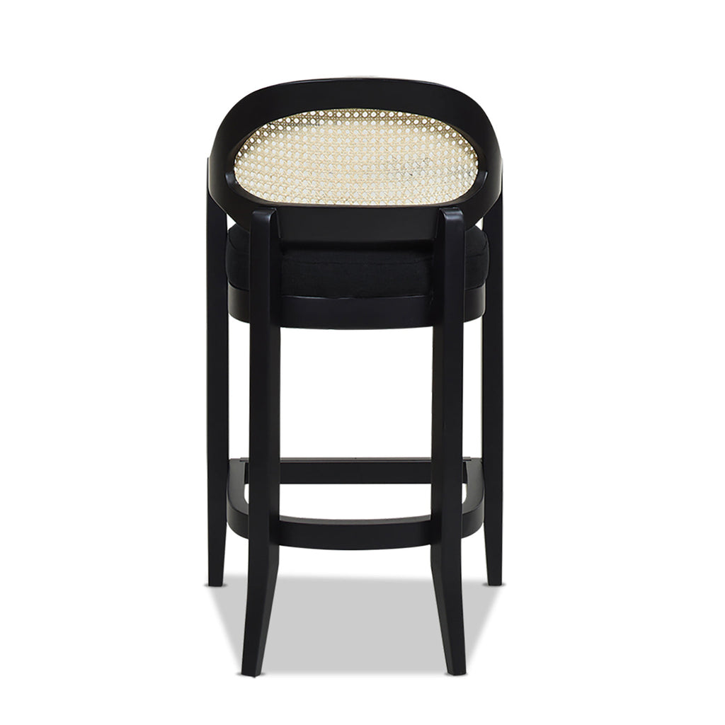 Americana Mid-Century Modern 26" Cane Back Counter Stool