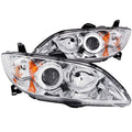 Anzo 2004-2008 Mazda 3 Projector Headlights w/ Halos Chrome