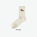 Playful Dachshund Embroidered Socks For Women