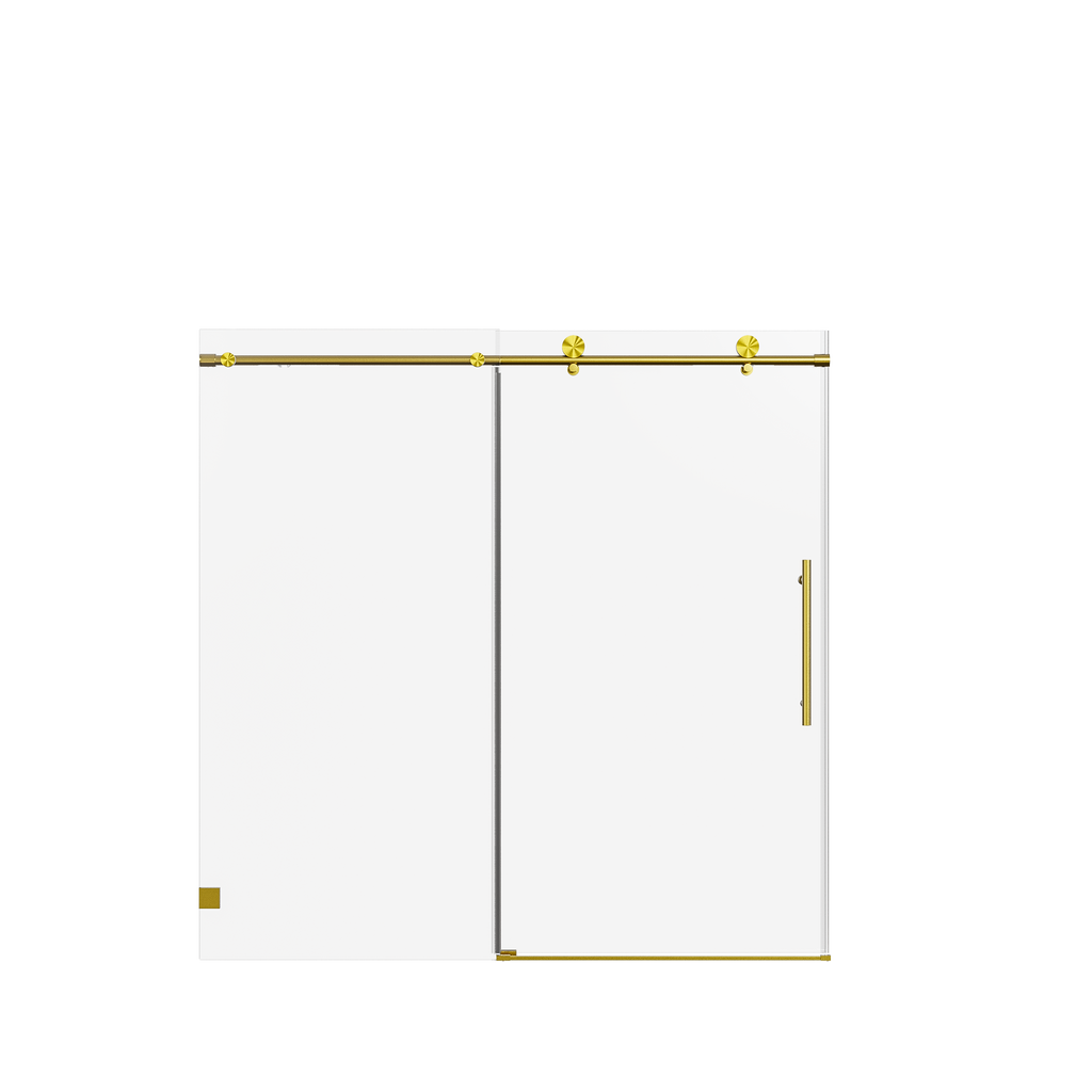 Frameless Single Sliding Soft-Close Shower Doors
