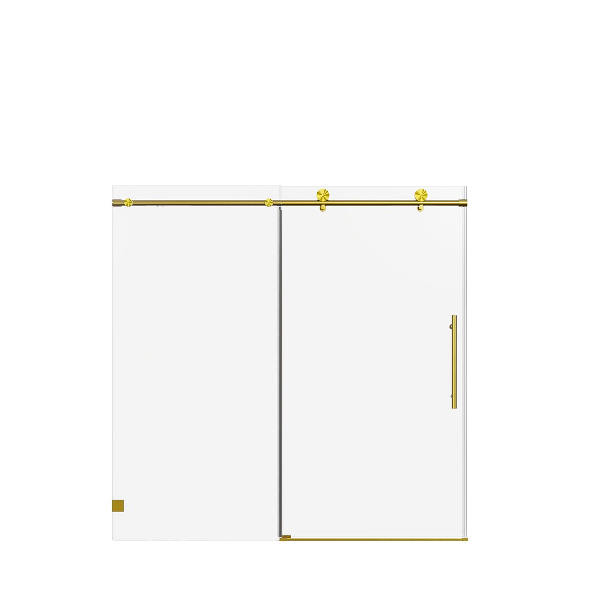Frameless Single Sliding Soft-Close Shower Doors