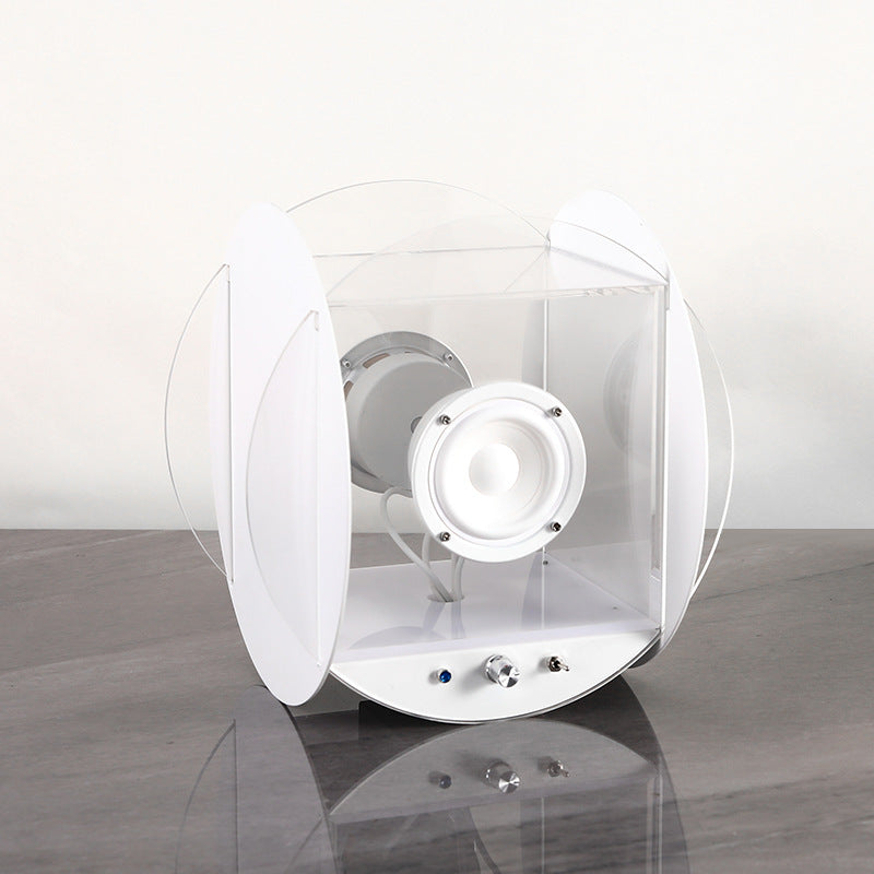 Creative Minimalist Acrylic Retro Bluetooth Round Speaker Ornament