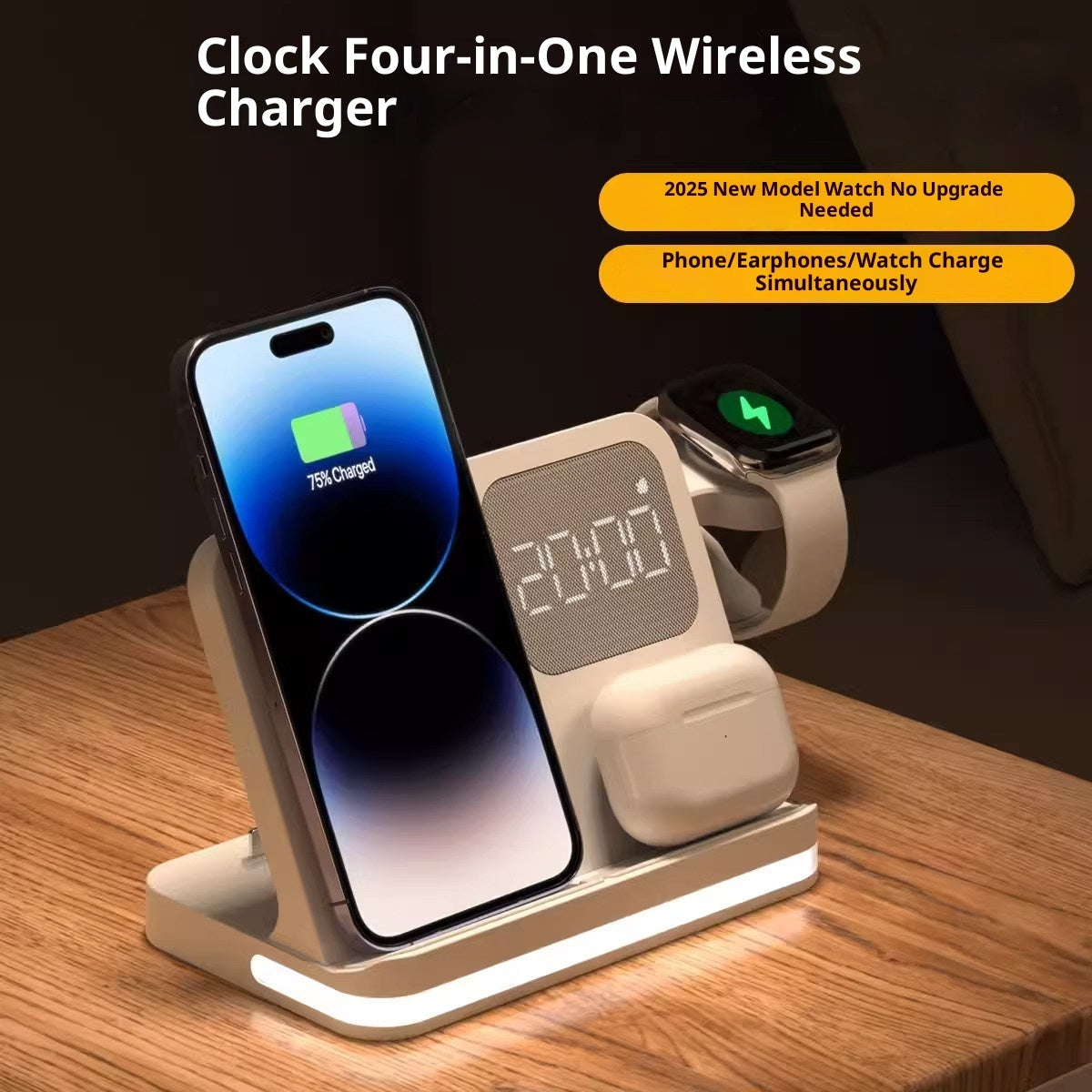 Magnetic Four-in-One Wireless Charger