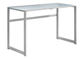 Computer Desk with Frosted Glass Top