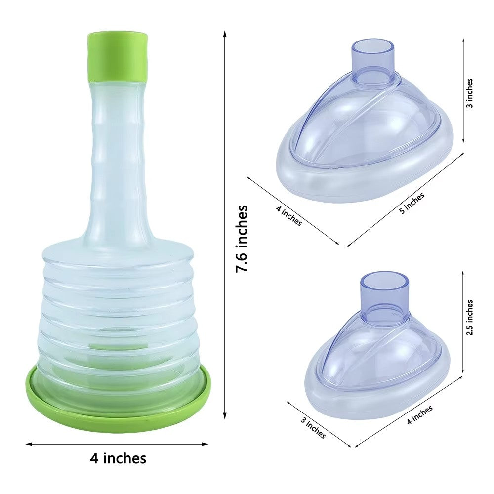 Manual Choking Emergency Device Easy To Use Airway Clearance Suction Tool For Self-Rescue First Aid Home Medical Equipment
