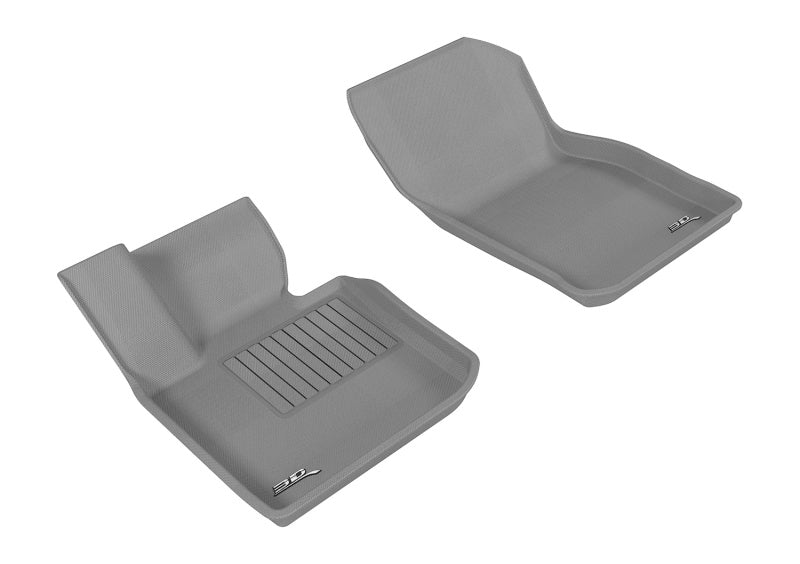 3D MAXpider 2014-2019 Mini Hardtop 2-Door/Convertible Kagu 1st Row Floormat - Gray L1MN01011501