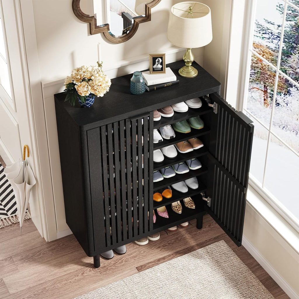 33.46" Modern 6-Tier Shoe Cabinet