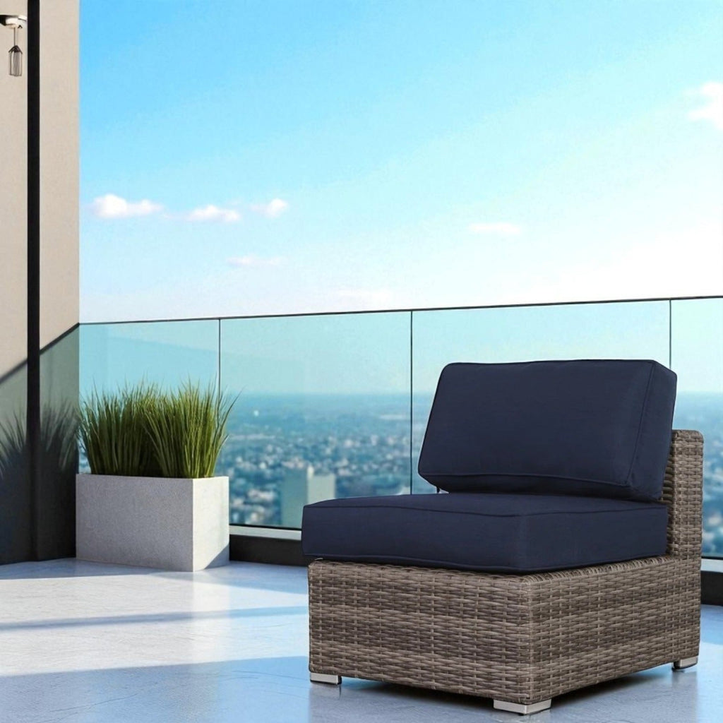 Fully Assembled Outdoor Chairs with Cushions – Set of Two
