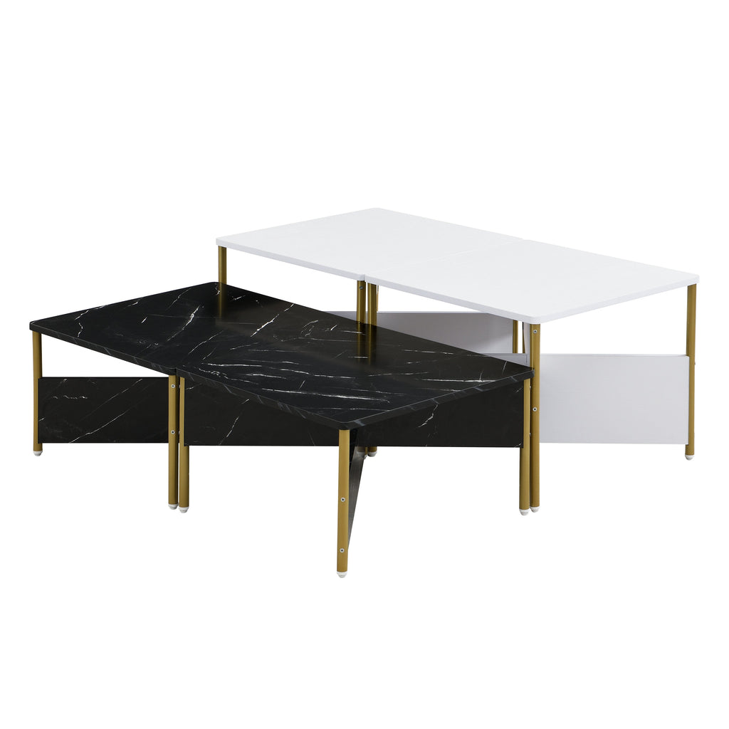 Modern Nesting Coffee Tables Set of 4 - Mid Century Modern Design