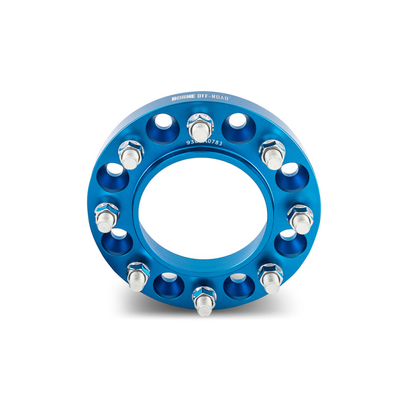 Borne Off-Road Wheel Spacers - 8X170 - 125 - 38.1mm - M14 - Blue BNWS-002-381BL