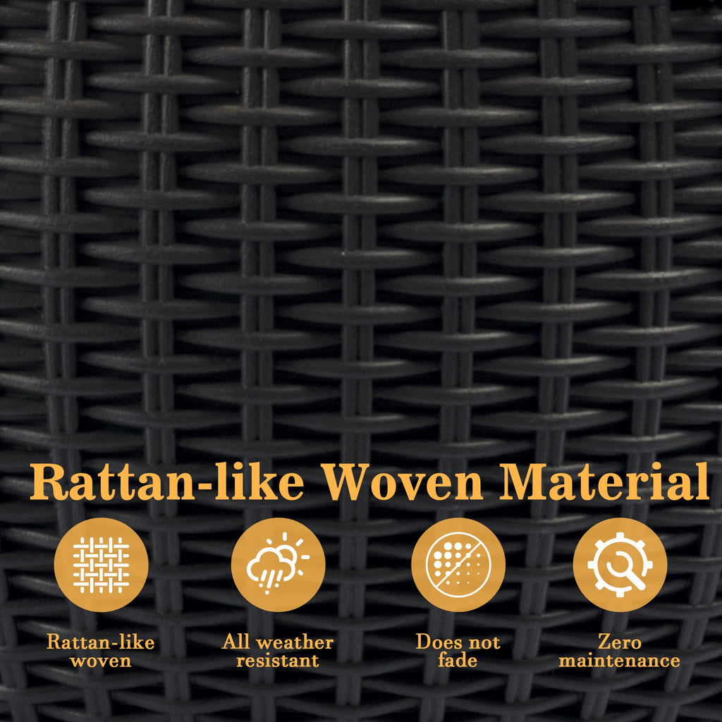 Self-Watering Hanging Rattan-Inspired Planter (Pack of 2)