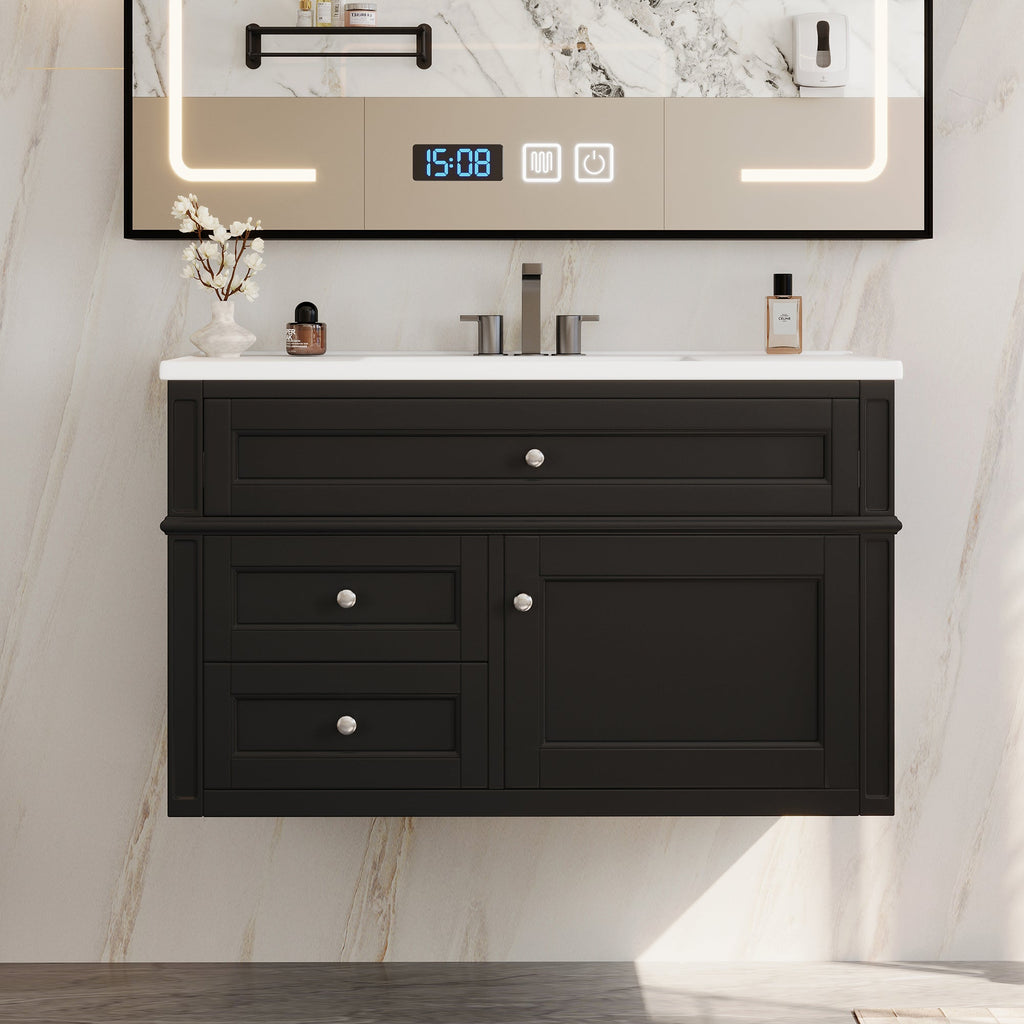 36'' Wall Mounted Bathroom Vanity