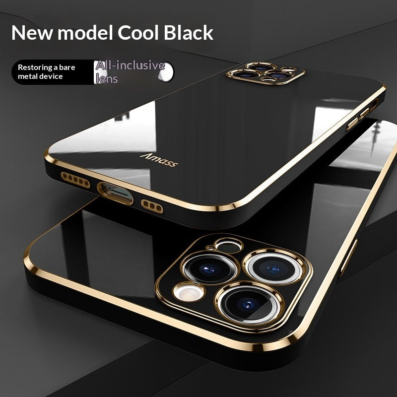 Electroplated Silicone Full-body Drop-proof Phone Case