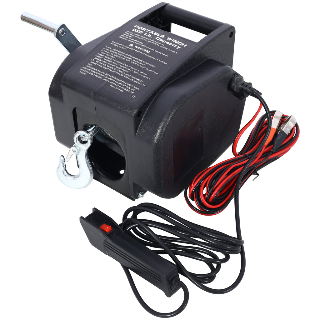 12V 2000lbs Electric Trailer Winch