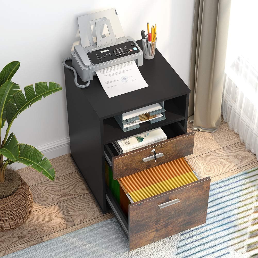 Mobile File Cabinet with Lock
