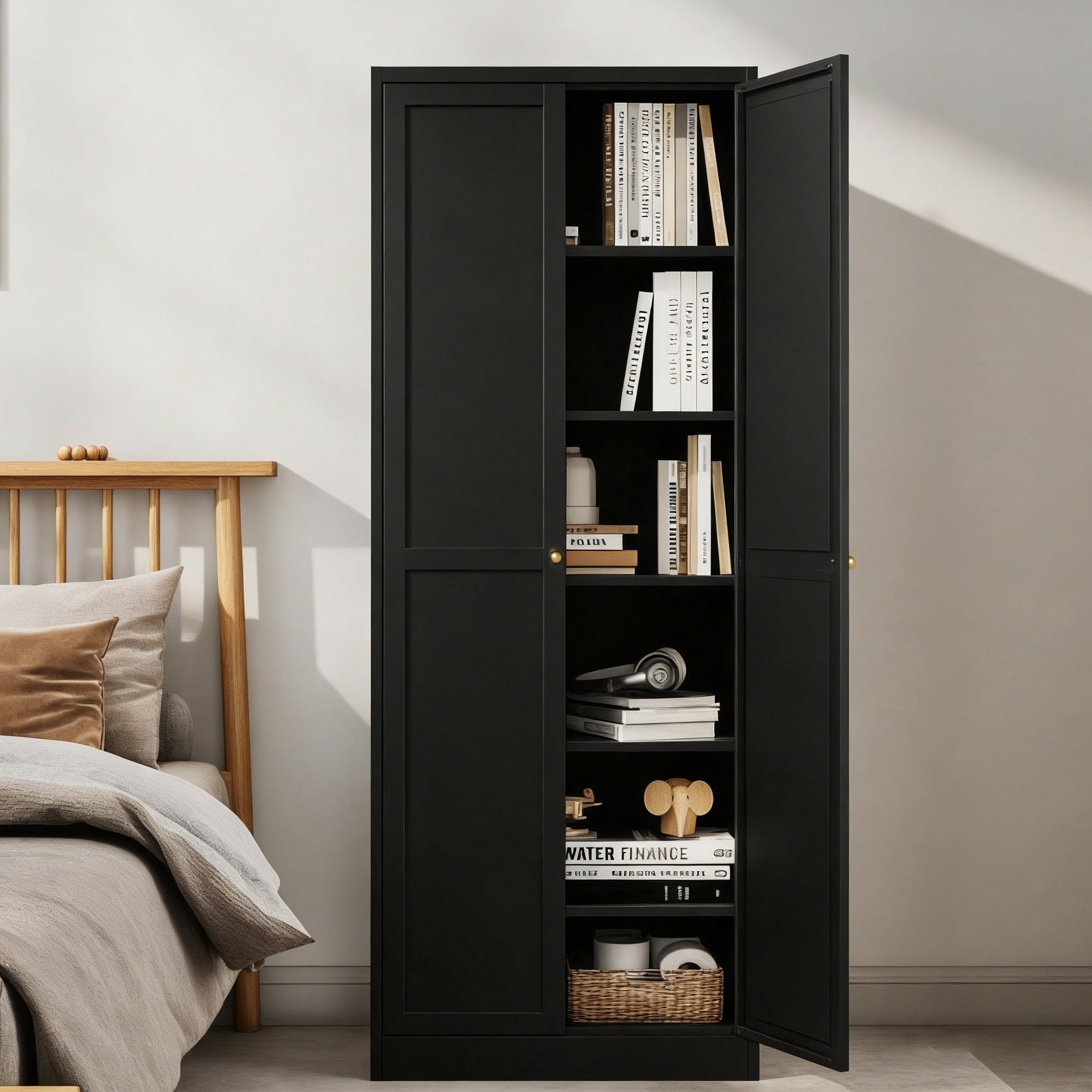 72" Metal Pantry Cabinet
