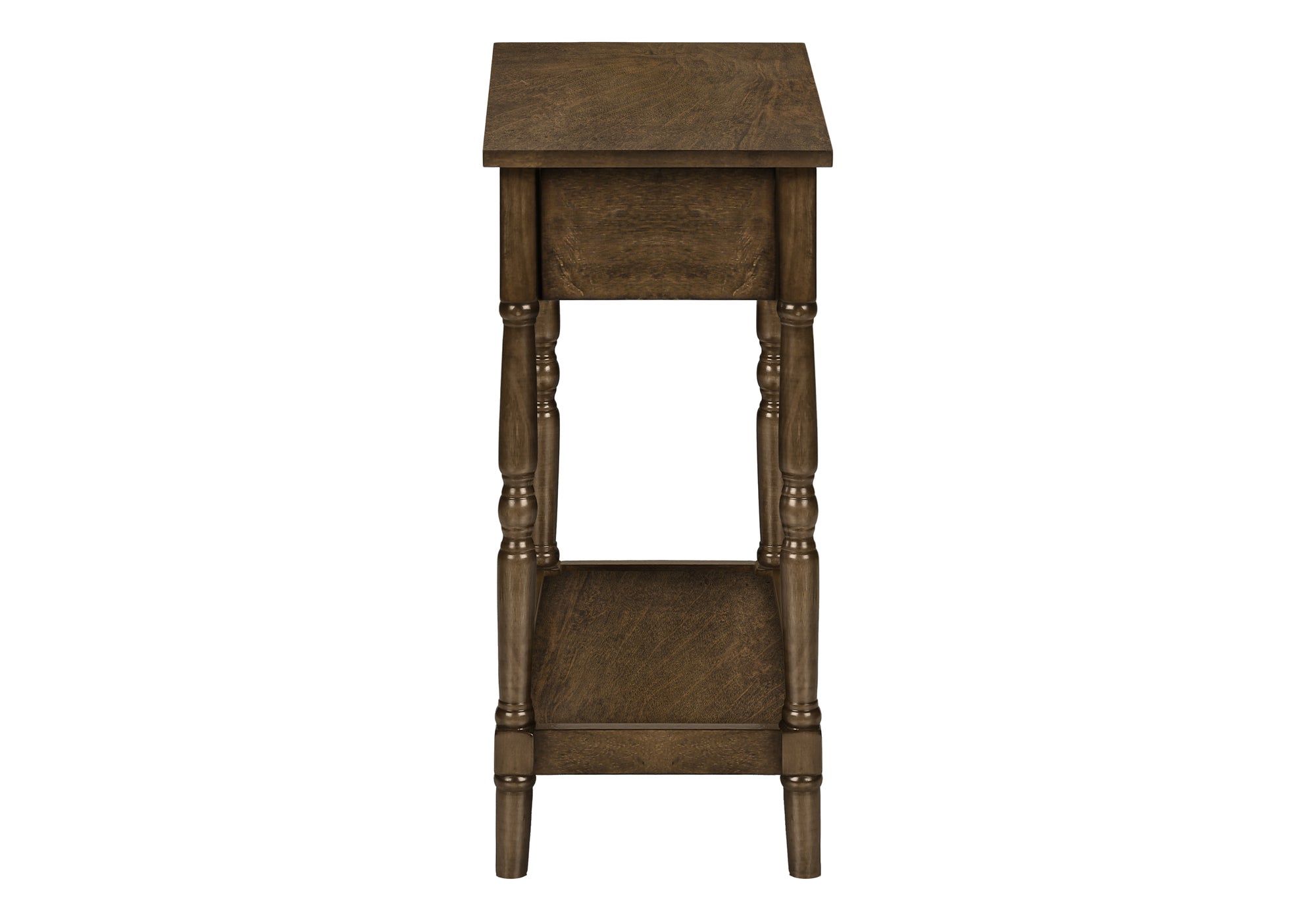 2 Tier Accent Table with Storage Drawer