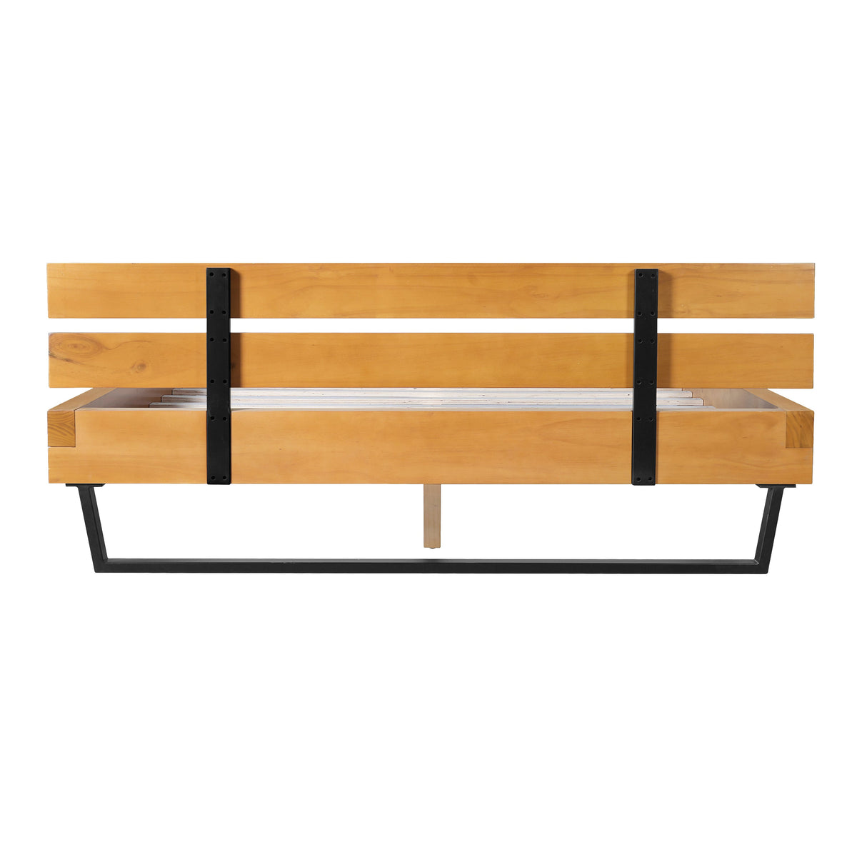 Pine Wood Bed Frame Queen Size