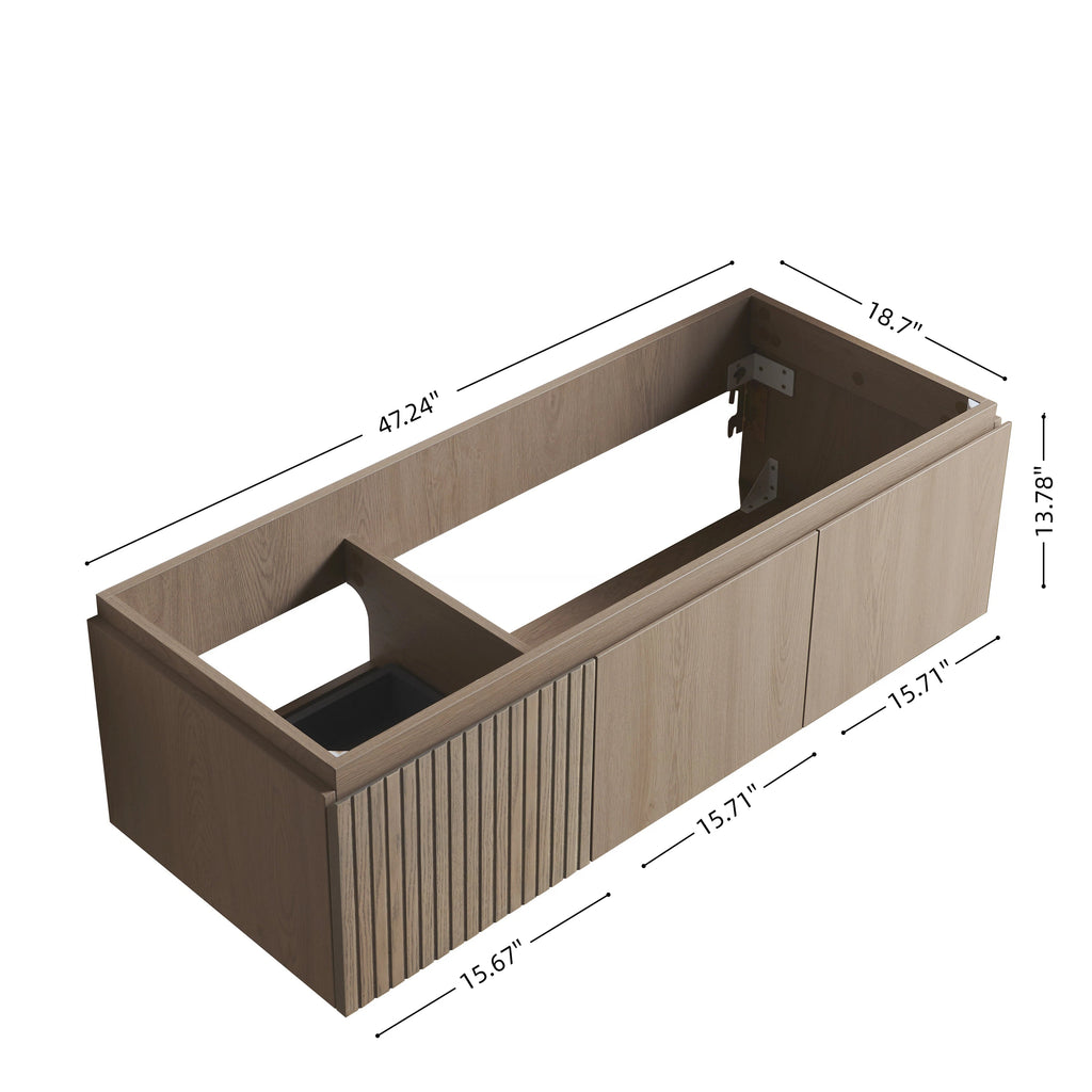 48" MURI Heidelberg Woodgrain Plywood Cabinet