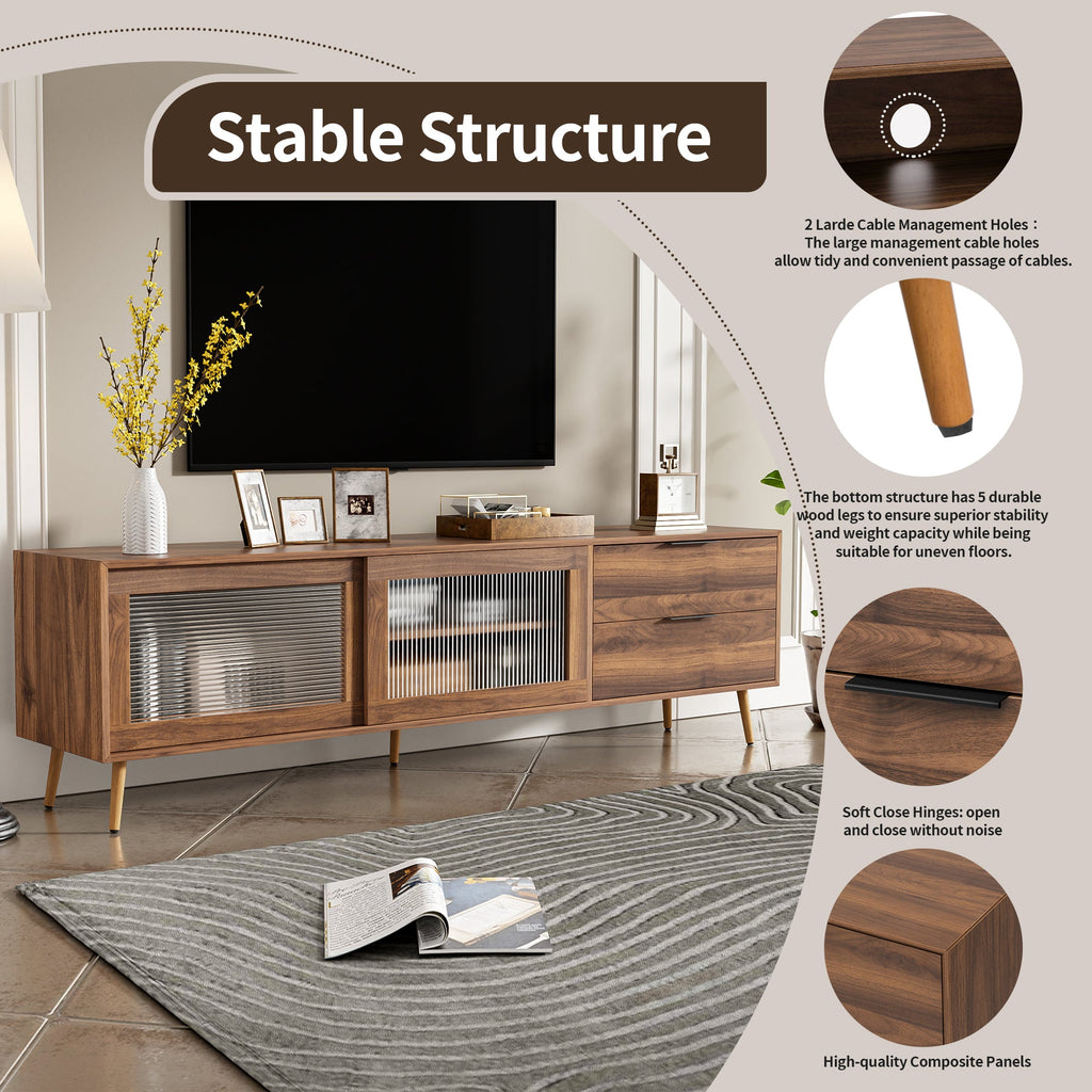 Modern TV Stand for 75"+ TV