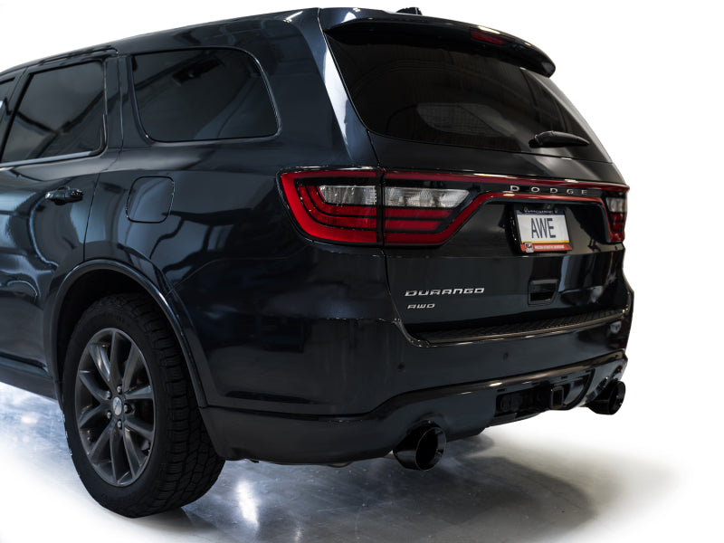 AWE Tuning 11-24 Dodge Durango 5.7L Track Edition Exhaust w/ Diamond Black Tips 3020-33575