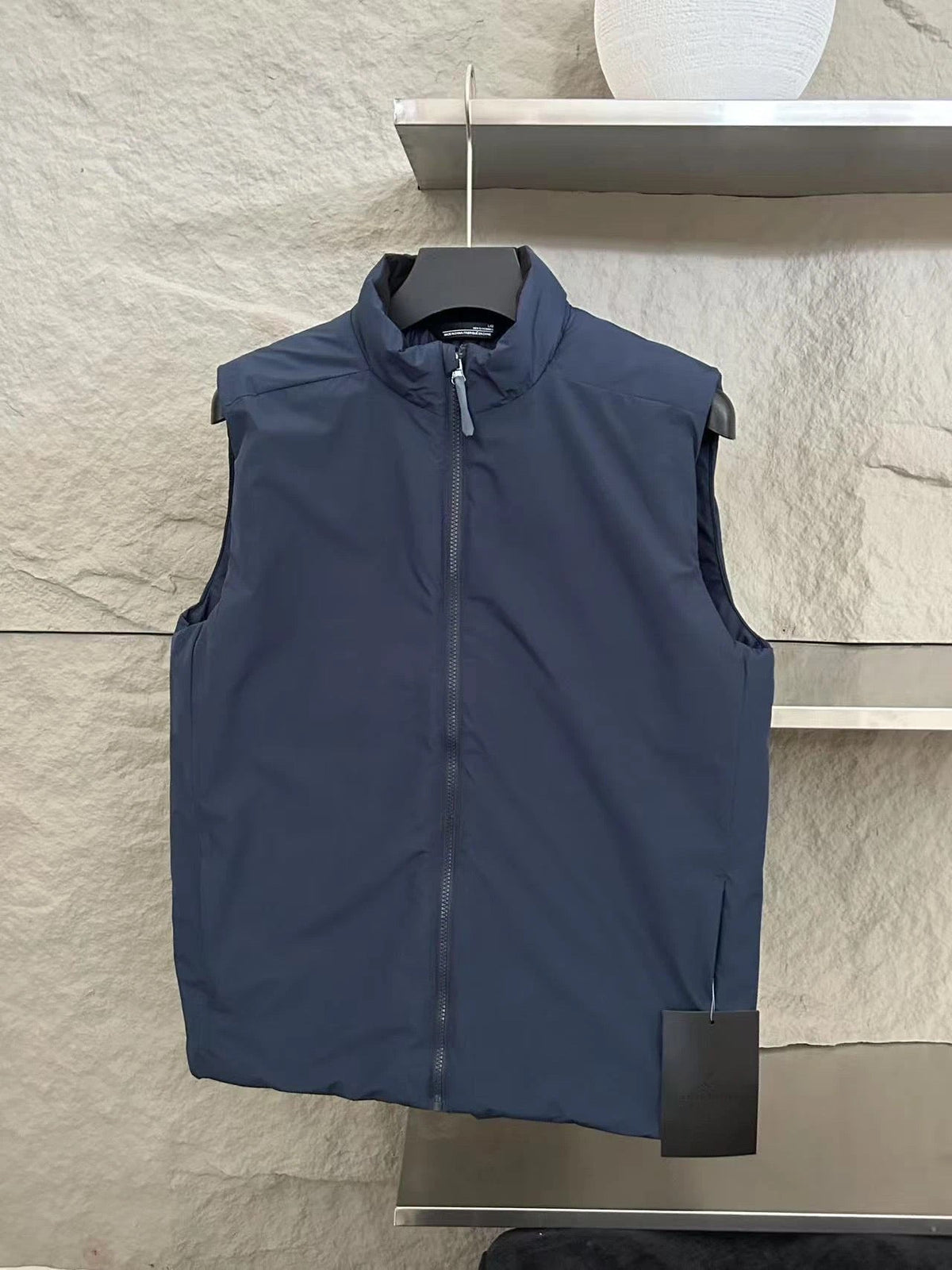 Unisex Lightweight Insulated Puffer Vest, Stand Collar Sleeveless Warm Gilet, Casual Simple Quilted Vest For Men Women Outdoor Commute Layering
