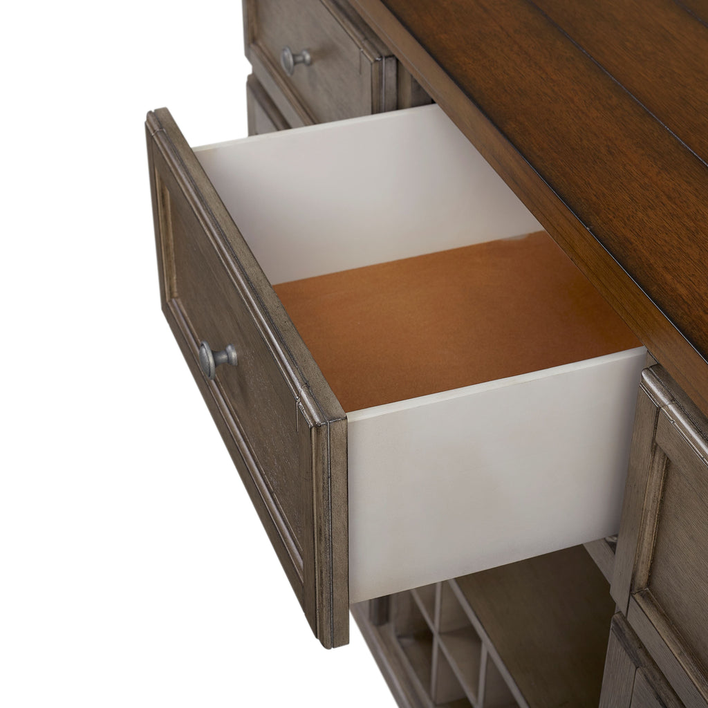 Rustic Two Tone Sever With Powerpack