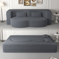Modern Floor Sofa with 2 Pillows
