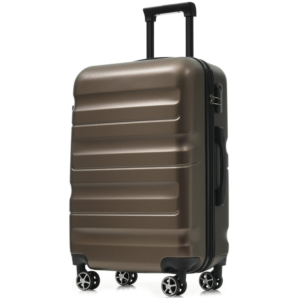 Hardshell ABS Luggage Set - 24-Inch Checked Suitcase
