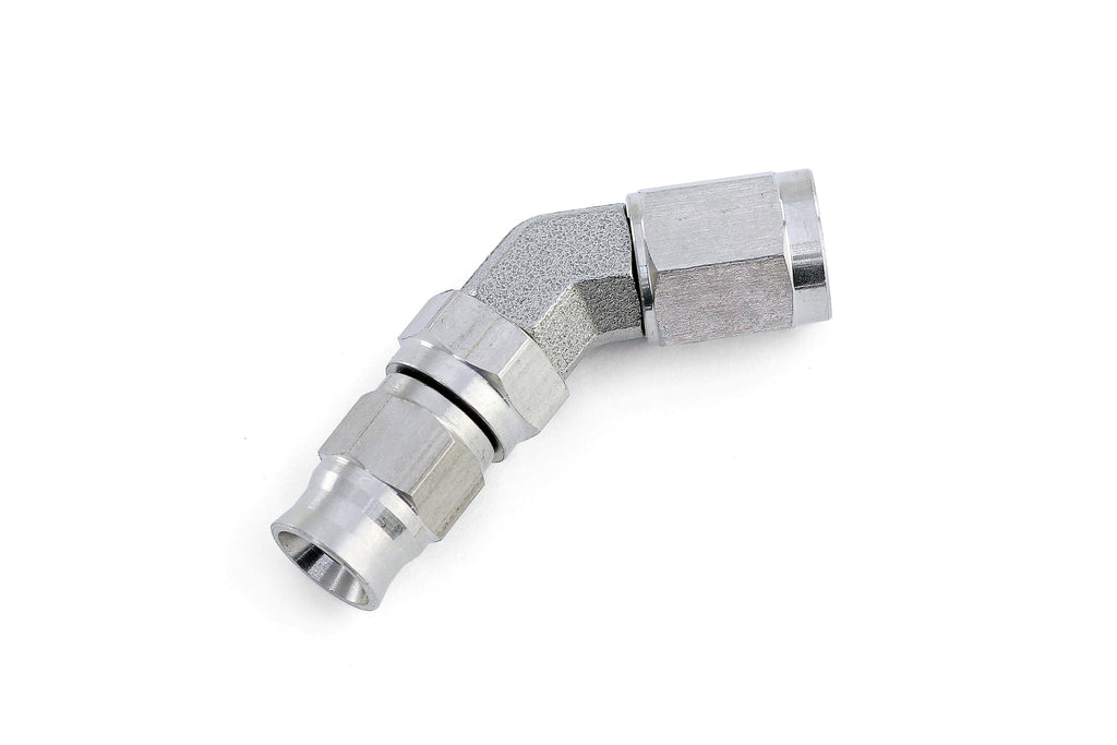HPS Performance Products Compression Teflon Hose End to AN Female for PTFE Hose, Stainless Steel