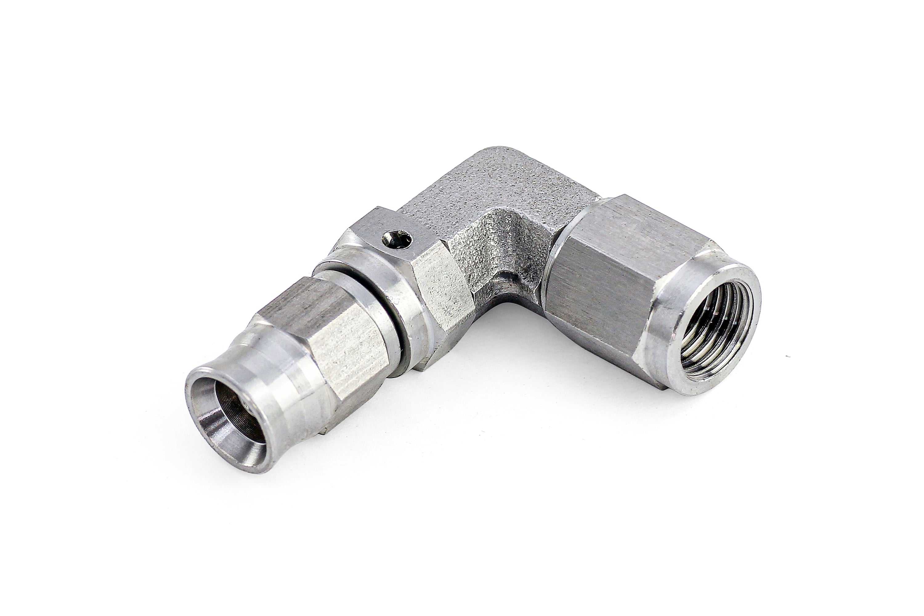 HPS Performance Products Compression Teflon Hose End to AN Female for PTFE Hose, Stainless Steel