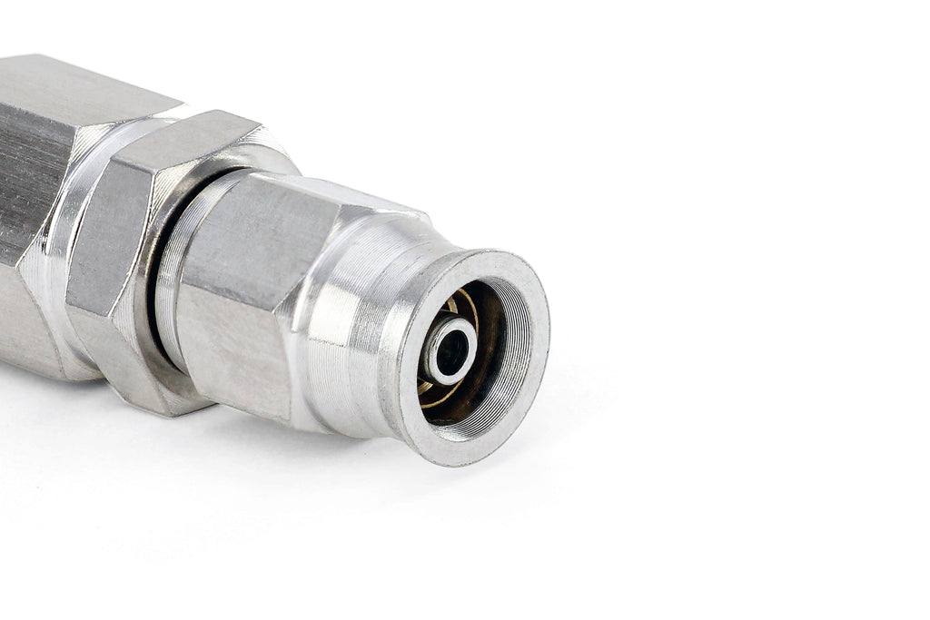 HPS Performance Products Compression Teflon Hose End to AN Female for PTFE Hose, Stainless Steel