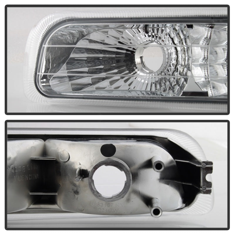 SPYDER Xtune Chevy Silverado 99-02 / Chevy Suburban/TahOE 00-06 Amber Bumper Lights Euro CBL-JH-CS99-AM-E 5064295